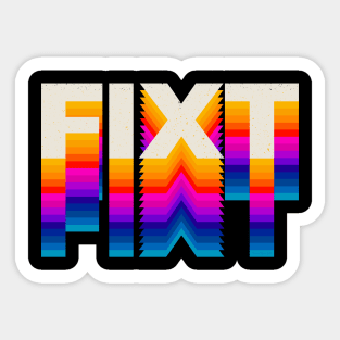 4 Letter Words - Fixt Sticker